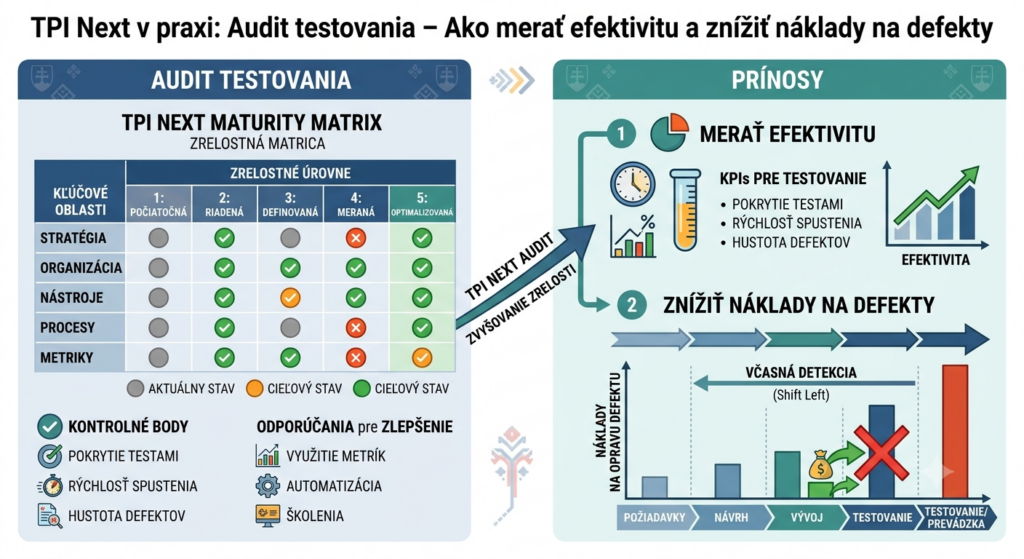 TPI Next v praxi: Audit testovania – Ako merať efektivitu a znížiť náklady na defekty